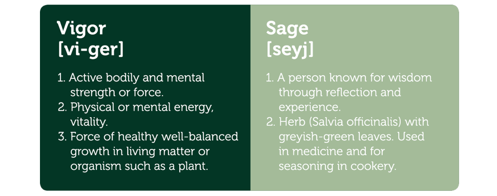 Betekenis Vigor & Sage