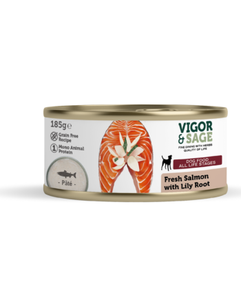 Viogr & Sage hondenvoer - Natvoer Hond met Zalm - Lily Root