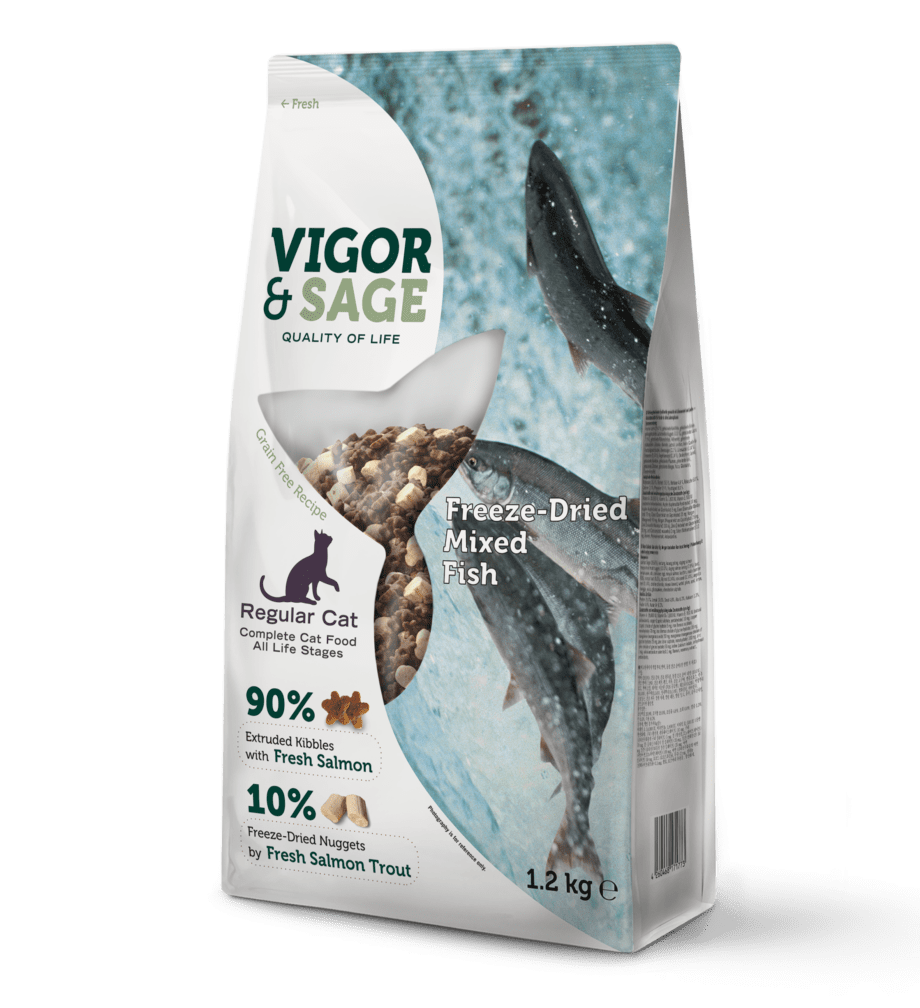 Cat adult freeze-dried mixed fish 1,2kg
